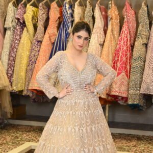 Cream Lehenga