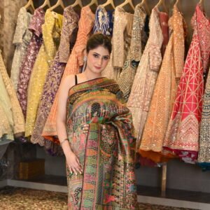 Brown Saree